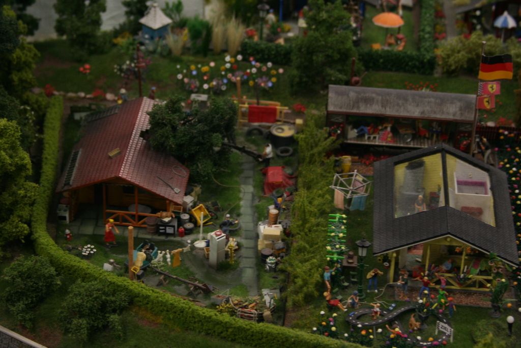 Ferienhausidylle im Miniatur Wunderland in Hamburg